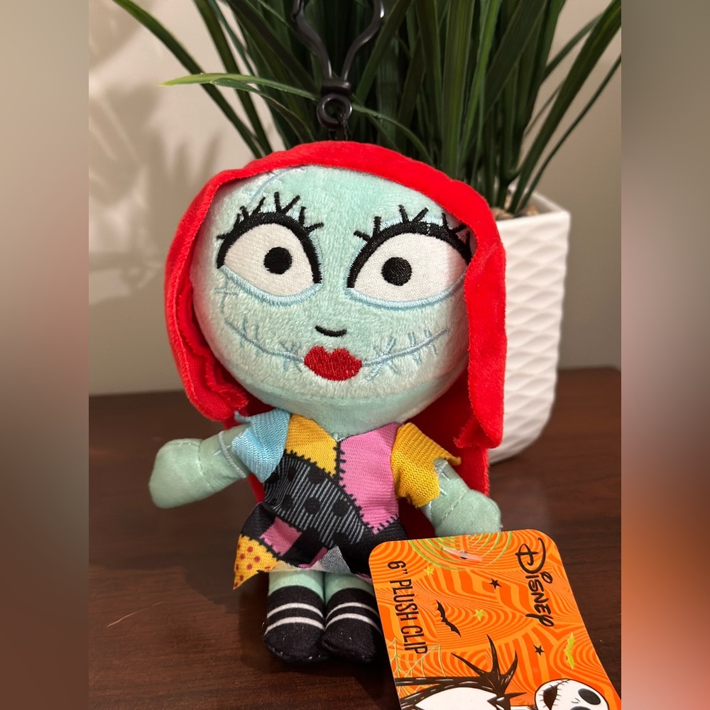 New 6” Nightmare Before Christmas Plush Clip Jack, Sally, Oogey Boogey and Zero - Picture 5 of 6